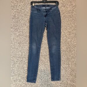 Jessica Simpson Low Rise Skinny Classic Blue Women's Jeans